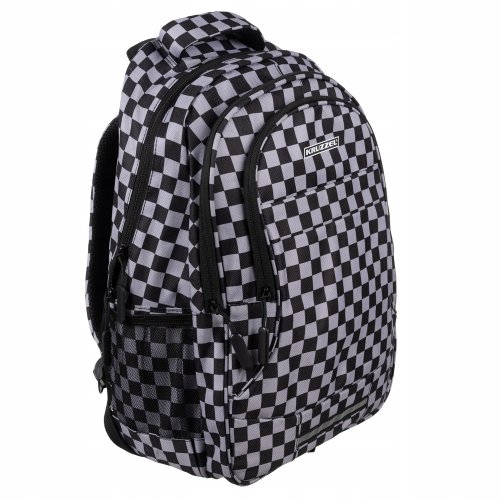 Kruzzel 24530 Školní batoh 22 L, šachovnicový 2 v 1