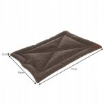 Purlov 24593 Pelíšek pro psa skládací, filc,  77 x 59 cm, hnědá