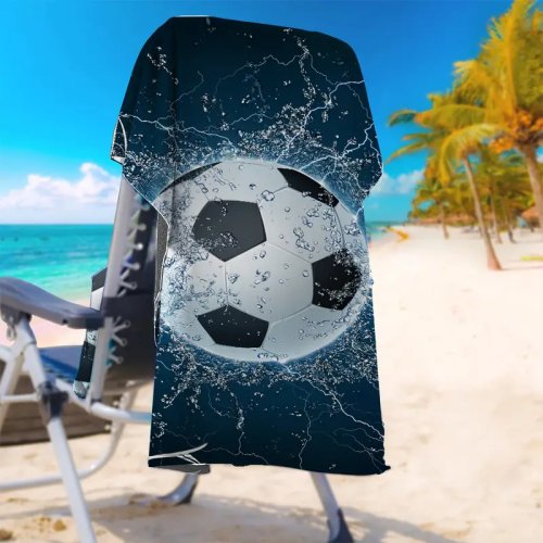 Gordon H95 Plážová osuška rýchloschnúca z mikrovlákna, futbalová lopta, 100 x 180 cm