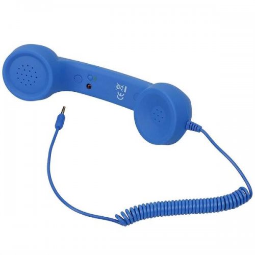 GFT Retro sluchátko na mobil modrá