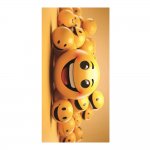 Gordon H89 Plážová osuška rychleschnoucí z mikrovlákna, Emoji, 100 x 180 cm 