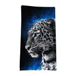 Gordon H87 Plážová osuška rychleschnoucí z mikrovlákna, leopard, 100 x 180 cm 