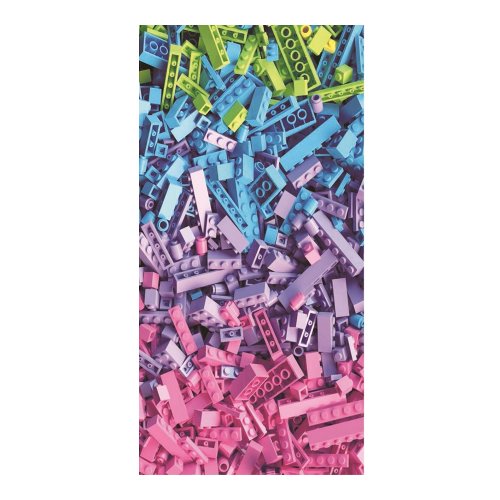 Gordon H8 Plážová osuška rychleschnoucí z mikrovlákna, kostky, 100 x 180 cm 