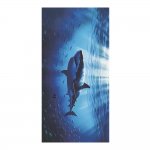 Gordon H73 Plážová osuška rýchloschnúca z mikrovlákna, žralok, 100 x 180 cm