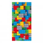 Gordon H60 Plážová osuška rýchloschnúca z mikrovlákna, kocky II, 100 x 180 cm