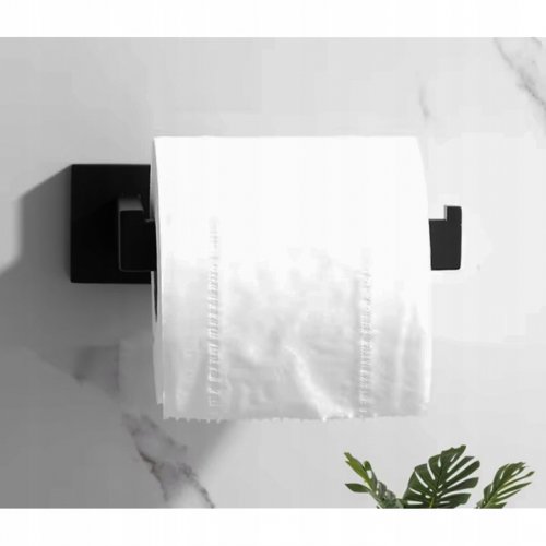 Ruhhy 25067 Držiak na toaletný papier čierny
