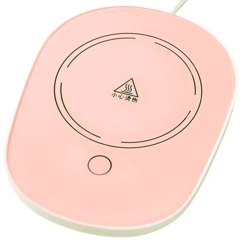 Apt da27b elektrický pohár ohrievača 16 w + šálka, ružová