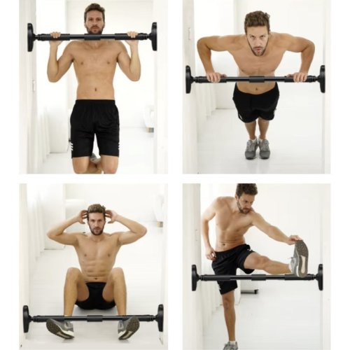 Trizand 24784 Hrazda do dveří, 70 - 100 cm, 180 kg, černá