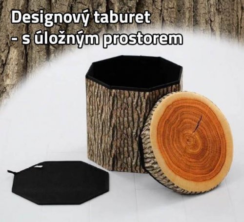 GFT Taburet drevo 30x30cm