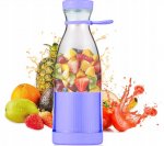Pronett xj5137 fľaša s mixérom 40 W, 380 ml fialová
