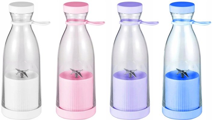 Pronett xj5137 fľaša s mixérom 40 W, 380 ml fialová