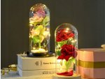 Verk 26106 LED růže ve skleněné váze