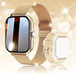 Verk 06339 Chytré hodinky SMART WATCH Y13, zlaté 