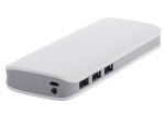 Verk 06348 PowerBank 10 00 0MAH 3x USB, kábel USB + LED baterka