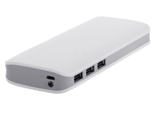 Verk 06348 Powerbanka 10 00 0mAh 3x USB, USB kabel + LED svítilna 