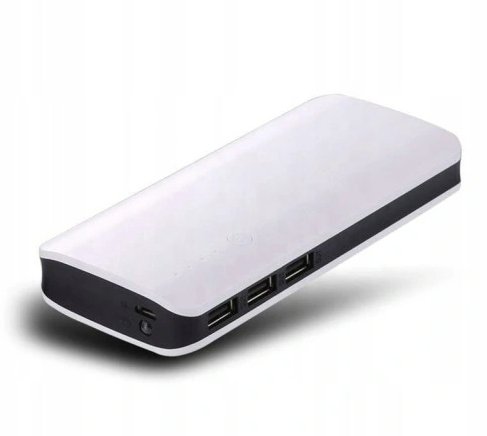 Verk 06348 PowerBank 10 00 0MAH 3x USB, kábel USB + LED baterka