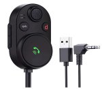 Verk 10141 Transmitter FM Bluetooth BT62, 2v1, USB A, Jack 3,5mm, černý