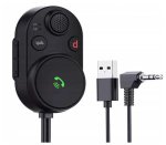 Verk 10141 Transmitter FM Bluetooth BT62, 2v1, USB A, Jack 3,5mm, černý