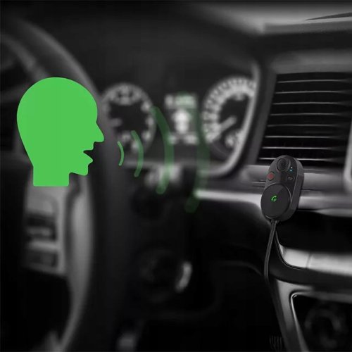 Verk 10141 Transmitter FM Bluetooth BT62, 2v1, USB A, Jack 3,5mm, černý