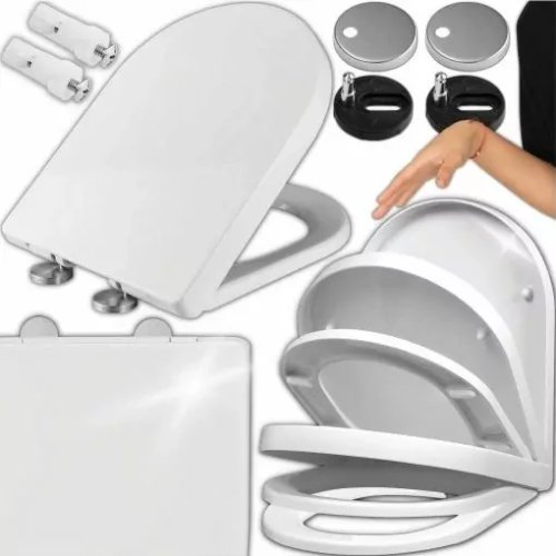 Pronett XJ5537 WC sedátko samopadací univerzální bílé