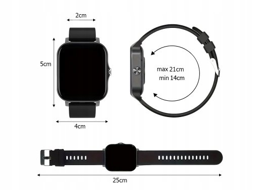 Verk 06339 Chytré hodinky SMART WATCH Y13, černé