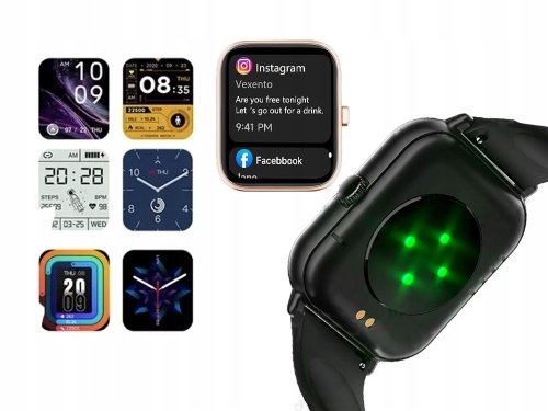 Verk 06339 Chytré hodinky SMART WATCH Y13, černé