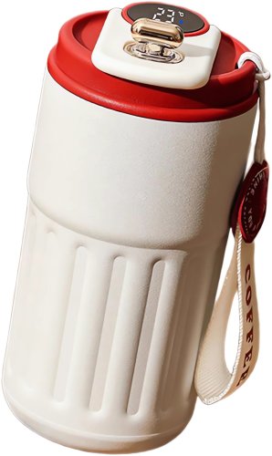 AFF 4211 Termohrnek LCD Coffee 450 ml, modrý