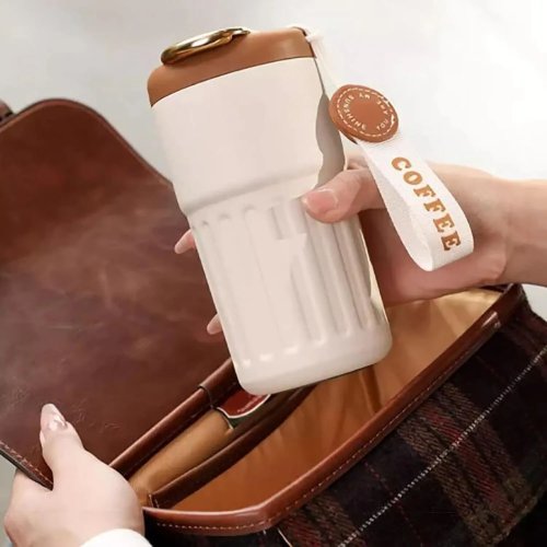 AFF 4211 Termohrnek LCD Coffee 450 ml, modrý