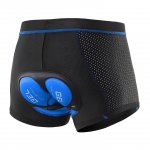 GGV Cyklistické boxerky s gélovou vložkou veľkosť. XXXL, čierna a modrá
