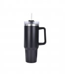 Pronett XJ5555 Termohrnek s uchem a brčkem, nerez, 1200 ml, bílý