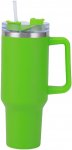 Pronett XJ5555 Termohrnek s uchem a brčkem, nerez, 1200 ml, modrý