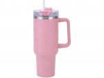 Pronett XJ5555 Termohrnek s uchem a brčkem, nerez, 1200 ml, modrý