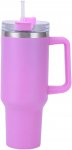 Pronett XJ5555 Termohrnek s uchem a brčkem, nerez, 1200 ml, modrý
