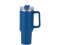 Pronett XJ5555 Termohrnek s uchem a brčkem, nerez, 1200 ml, modrý