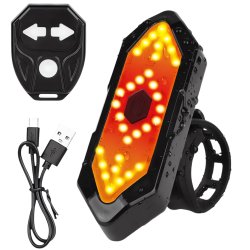 Foxter 3200 Zadné LED svetlo so smerovkami a bezdrôtovým ovládaním