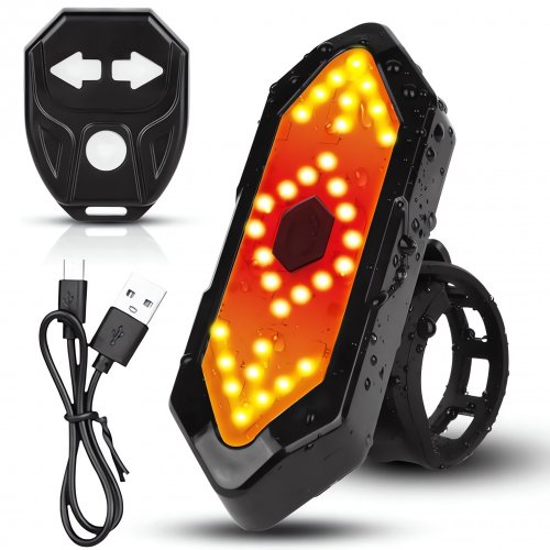Foxter 3200 Zadné LED svetlo so smerovkami a bezdrôtovým ovládaním