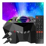 Foxter 3202 Projektor nočnej oblohy a polárnej žiary so zvukmi, Bluetooth, čierny