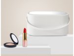 Verk 24342 Organizér na kosmetiku se zrcadlem USB LED růžový