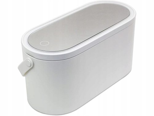Verk 24342 Organizér na kosmetiku se zrcadlem USB LED růžový
