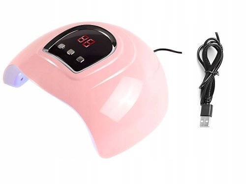 Verk 24528 UV lampa 18 LED, 54 W, USB, ružová