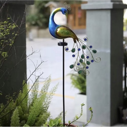 Gardlov 25281 Zahradní solární osvětlení páv, 40 LED
