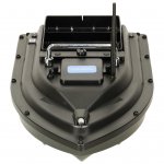 KIK KX3307 RC Zakrmovací zavážecí rybářská loď 12000mAh, 500m černá