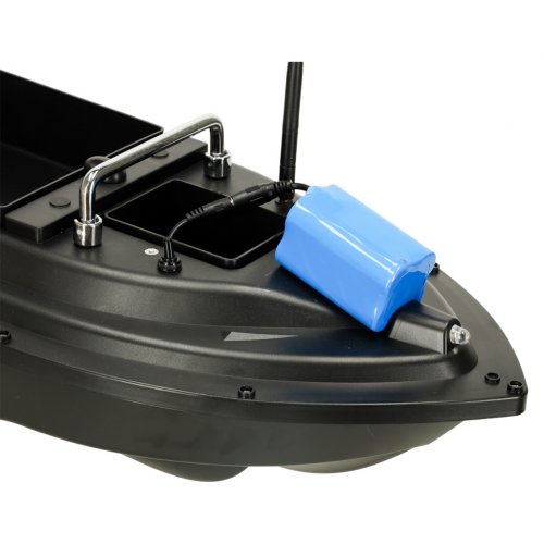 KIK KX3307 RC Zakrmovací zavážecí rybářská loď 12000mAh, 500m černá