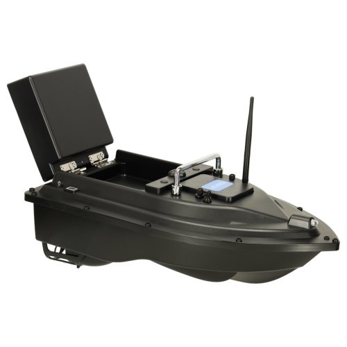 KIK KX3307 RC Zakrmovací zavážecí rybářská loď 12000mAh, 500m černá