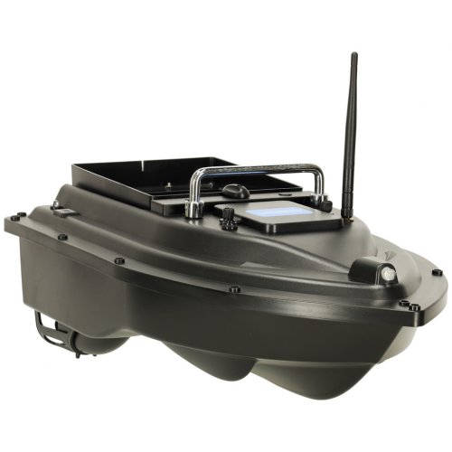KIK KX3307 RC Zakrmovací zavážecí rybářská loď 12000mAh, 500m černá