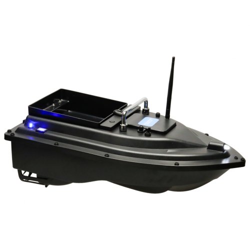 KIK KX3307 RC Zakrmovací zavážecí rybářská loď 12000mAh, 500m černá