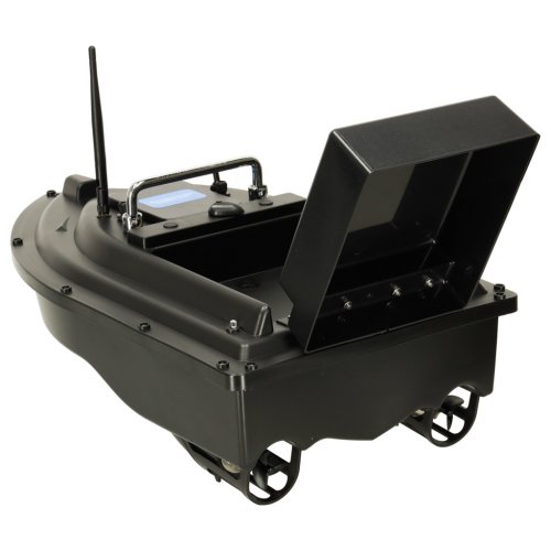 KIK KX3307 RC Zakrmovací zavážecí rybářská loď 12000mAh, 500m černá