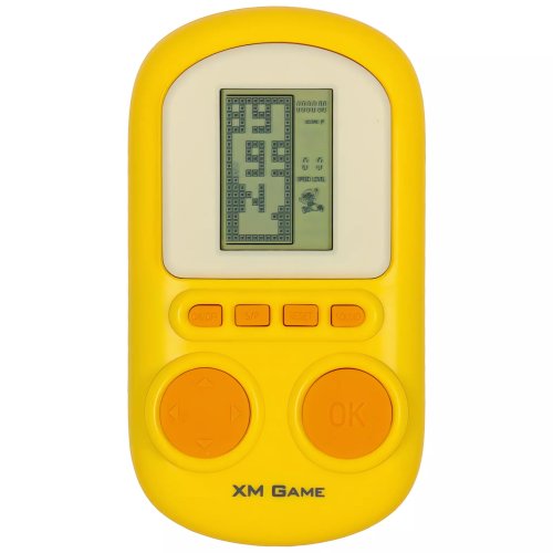 KIK KX3362 Přenosná arkádová herní konzole žlutá