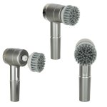 KIK KX3295 Elektrický čistící kartáč s LED 5 v 1, šedý