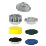 KIK KX3295 Elektrický čistící kartáč s LED 5 v 1, šedý